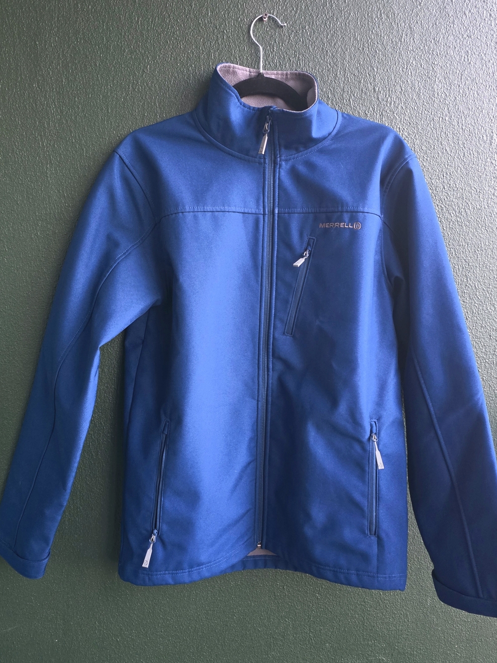 Merrell Women's Royal Blue Aeroblock Softshell Performance Jacket - Full Zip